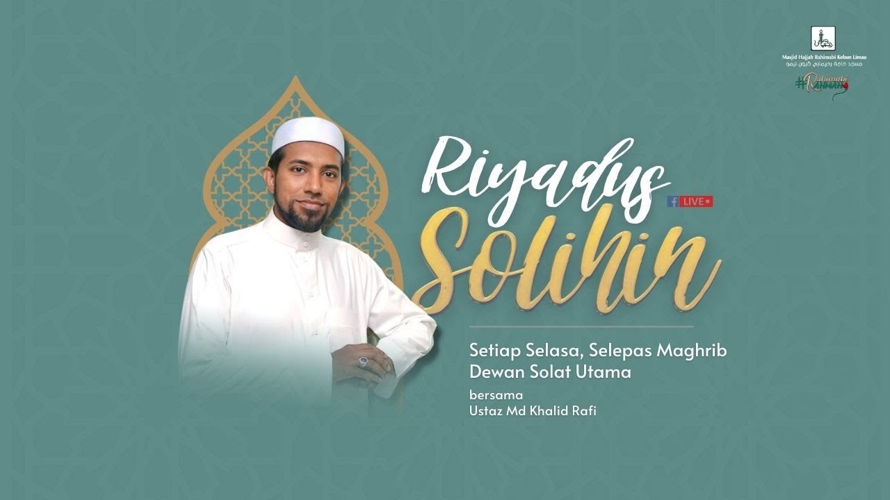 [FB LIVE] Kuliyah Maghrib | Riyadus Solihin