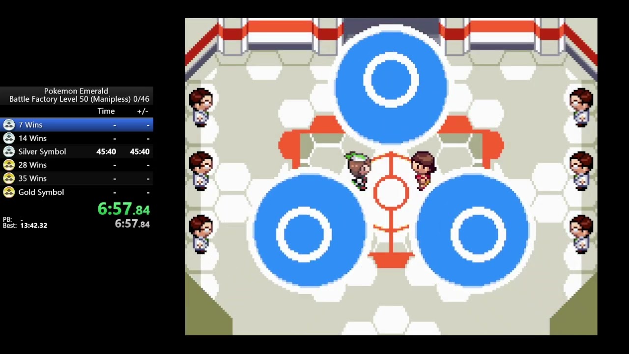 2026-02-11 - Pokémon Emerald Battle Factory Level 50 Single / Double Speedrun