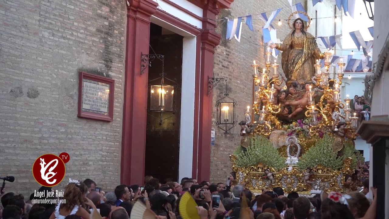 Salida de la Asunción de Cantillana - Glorias 2018