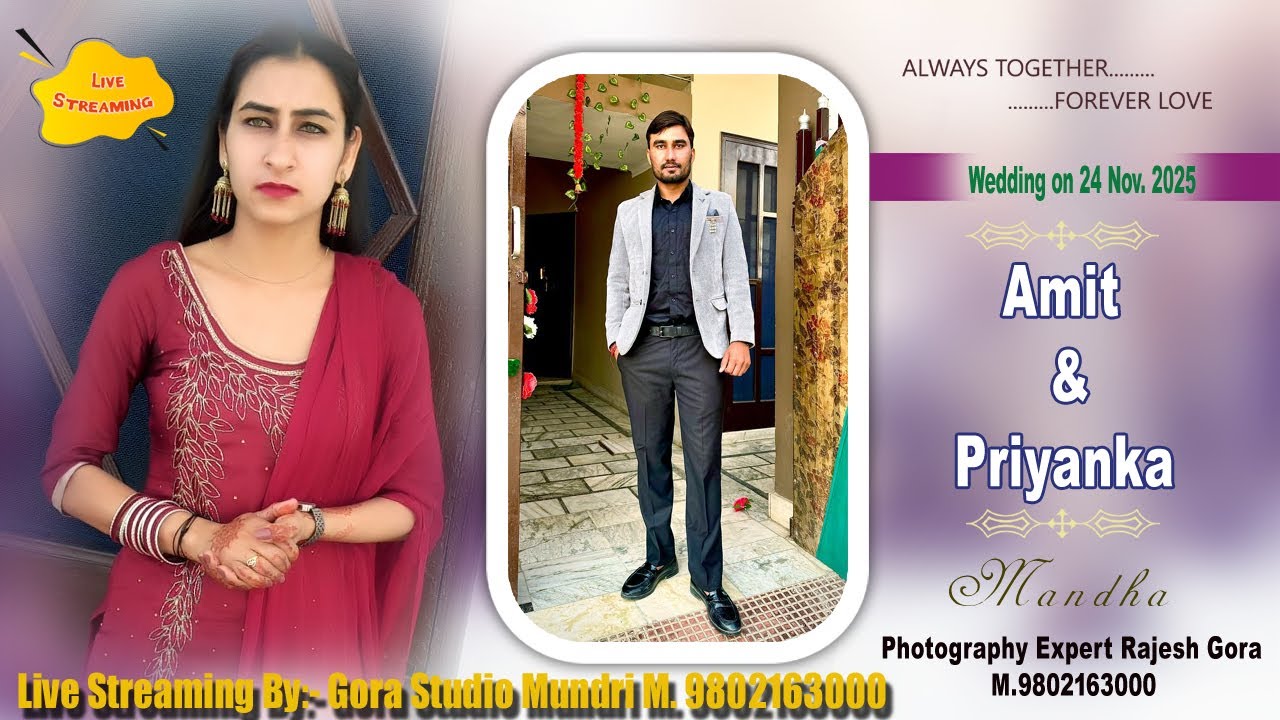 Wedding ceremony Amit weds priyanka 24 NOV. 2025
