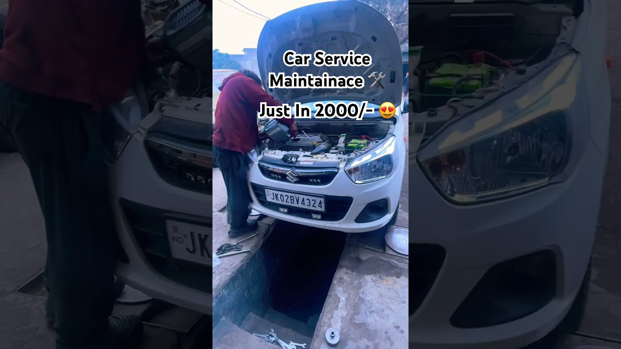 Alto k10 Service Engine Oil Replace, Engine Filter, Engine Flush And Engine Air Filter Just In 2000