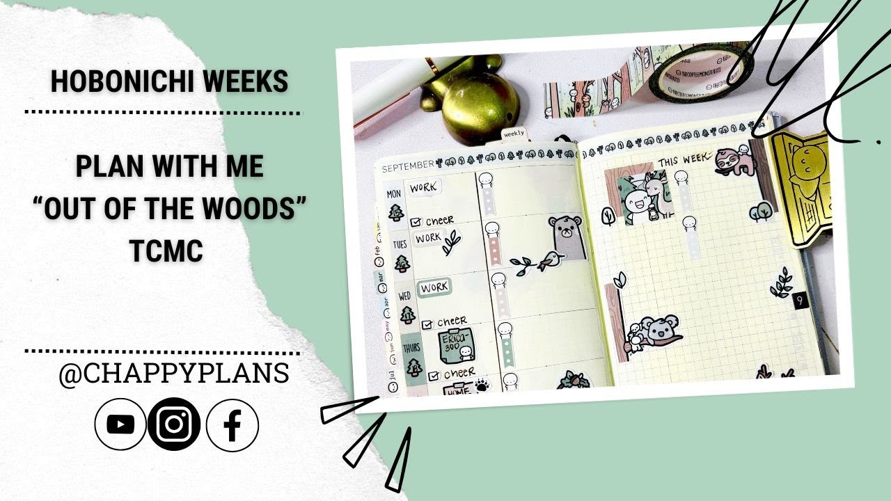 HOBONICHI WEEKS | PLAN WITH ME | “OUT OF THE WOODS” TCMC KIT
