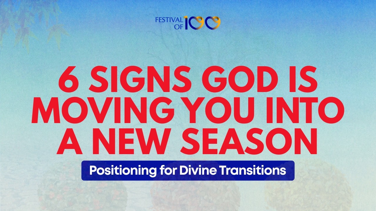 6 Signs God is Moving You Into a New Season | Reverend Bode Johnson