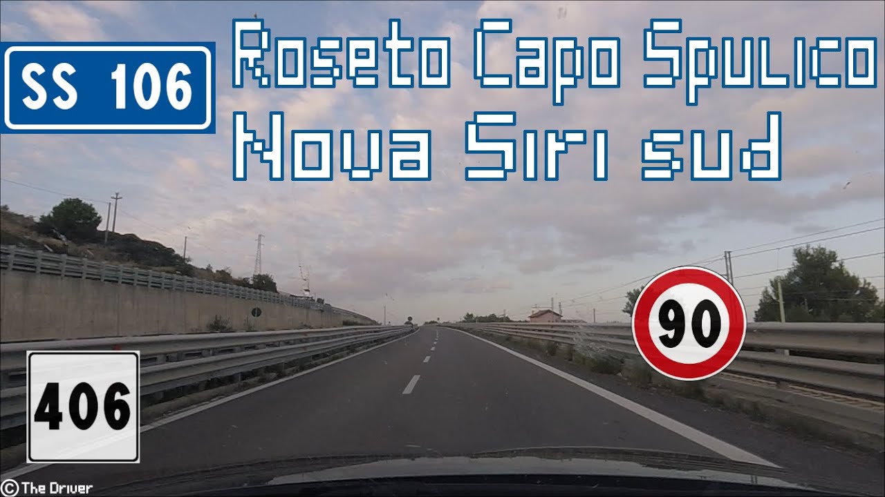 I - SS106 Jonica - Tratto Roseto Capo Spulico-Nova Siri sud