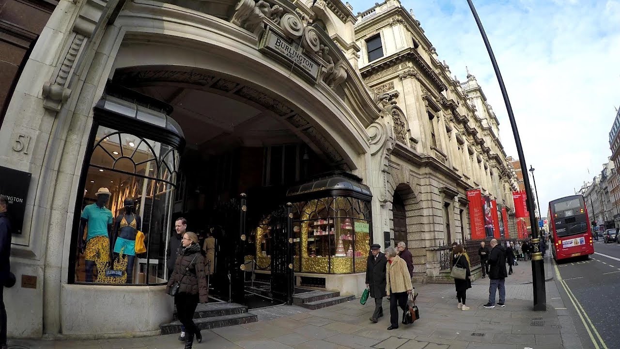 London Walk Around. The Burlington Arcade and New Bond Street