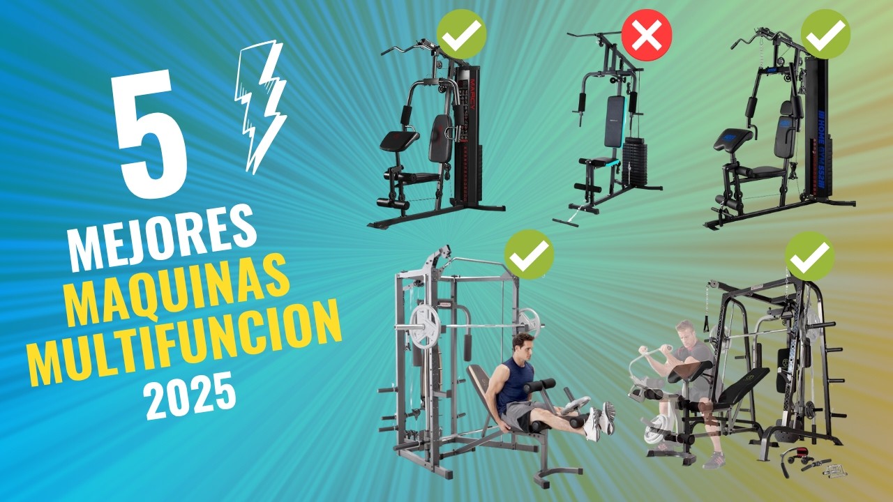 🚨 NO COMPRES una M&aacute;quina de Musculaci&oacute;n sin ver ESTO 🏋️&zwj;♂️ Las 5 MEJORES Calidad-Precio de 2025 🔥