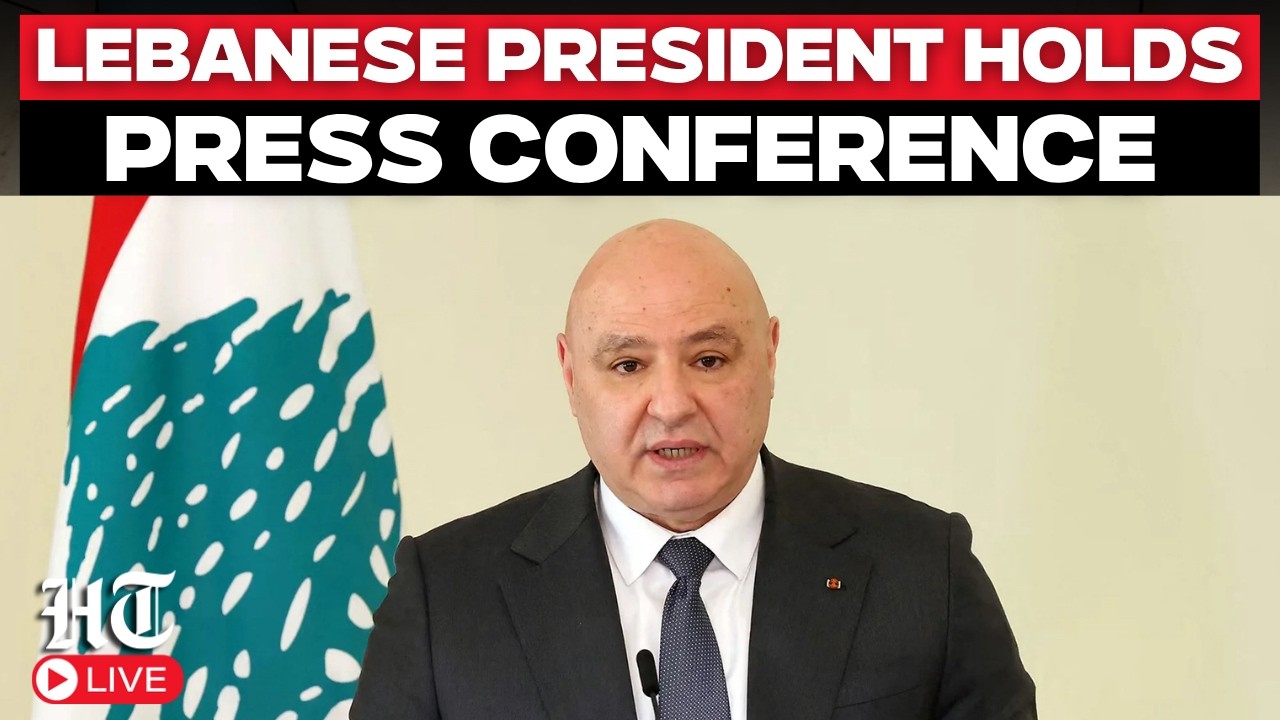LIVE | Lebanese President Aoun Holds Crucial Press Conference After Israel-Lebanon Ceasefire