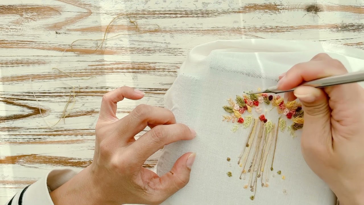syujichibanong punchneedle 자수실용 얇은 펀치니들바늘