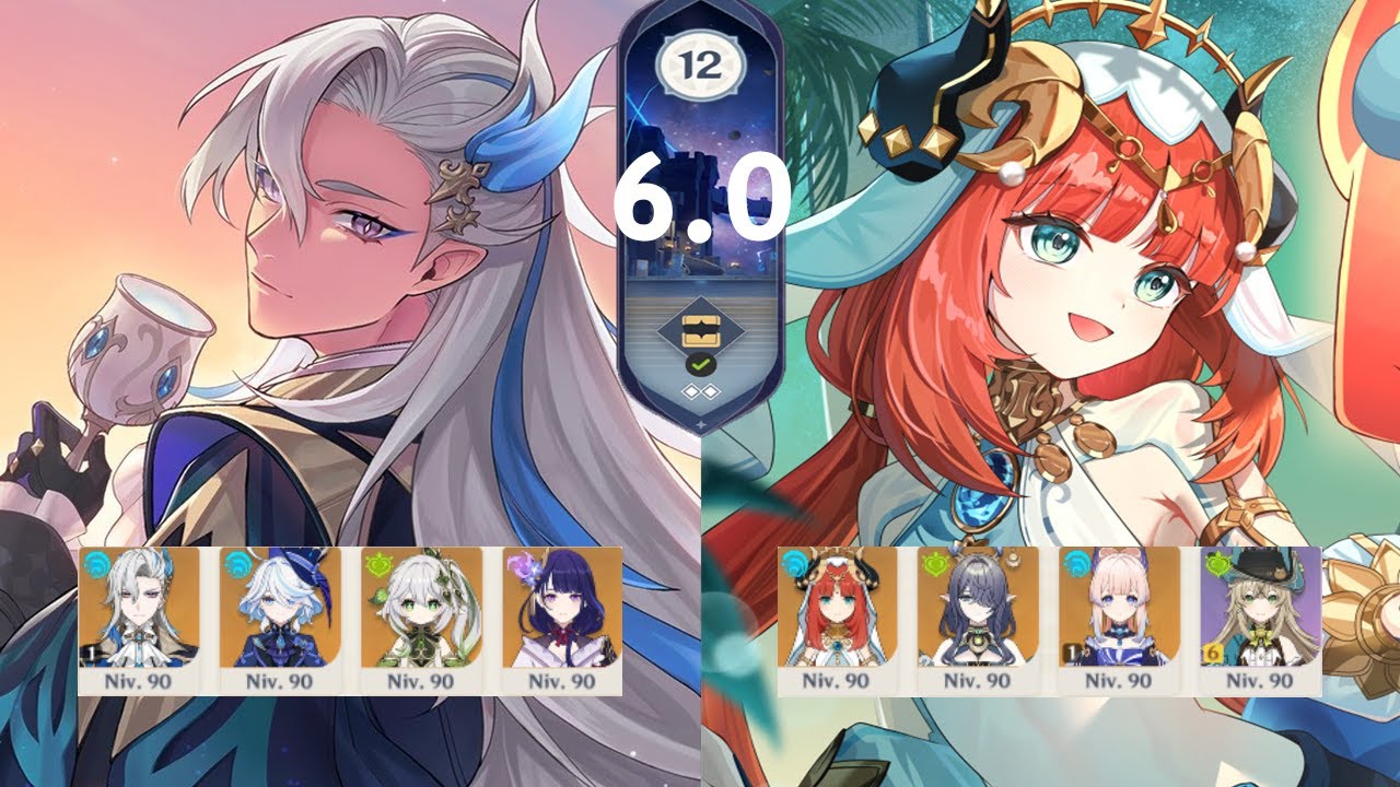 C1 Neuvillette & C0 Nilou | Abismo 6.0 | F2P Genshin Impact