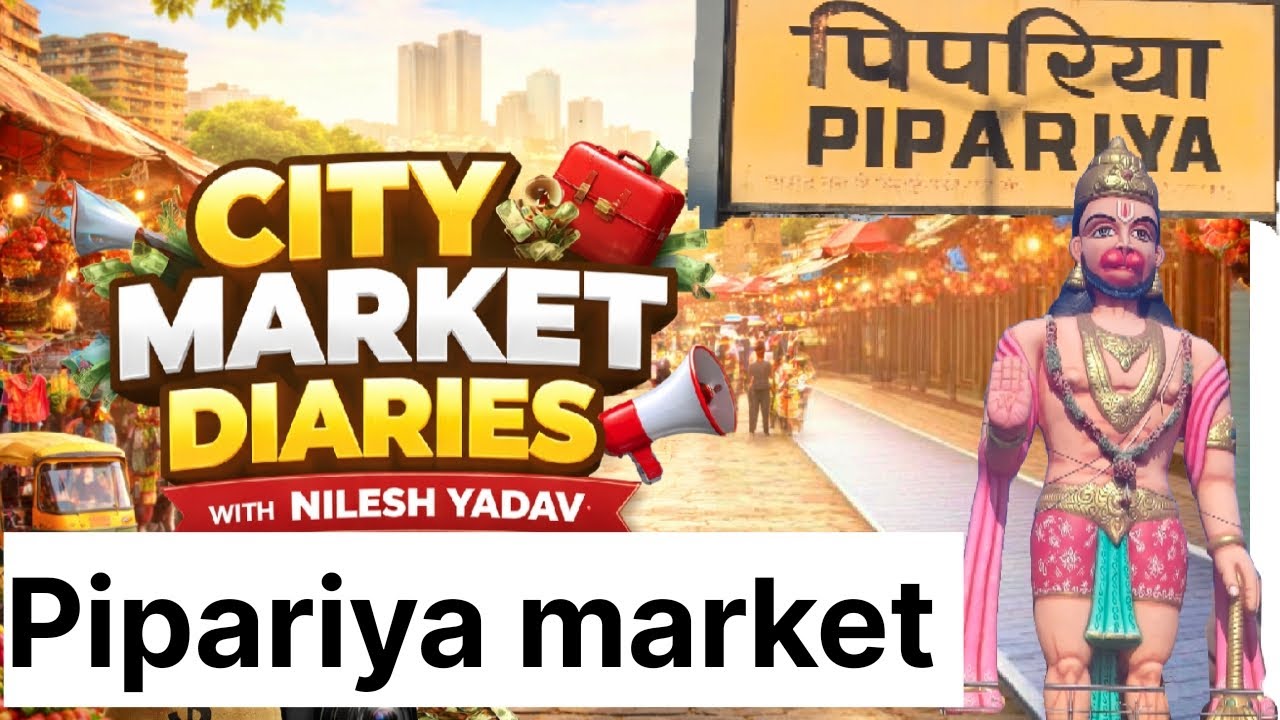 Small City Big Market 😲 Pipariya Market Vlog | Narmadapuram #salesman in city pipariya Chapter -02
