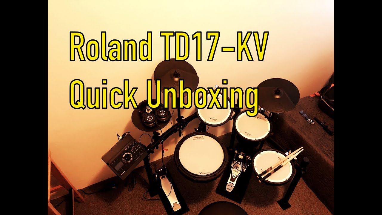 Roland TD-17KV Quick Unboxing & Assembly