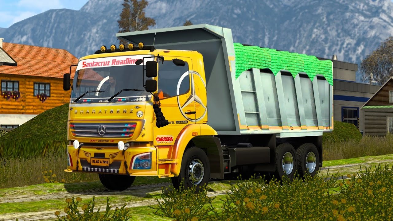 BHARTBENZ offroad&hills driving ets2 