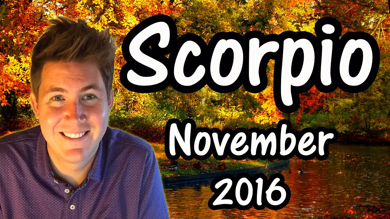 Scorpio November 2016 Horoscope | Gregory Scott Astrology