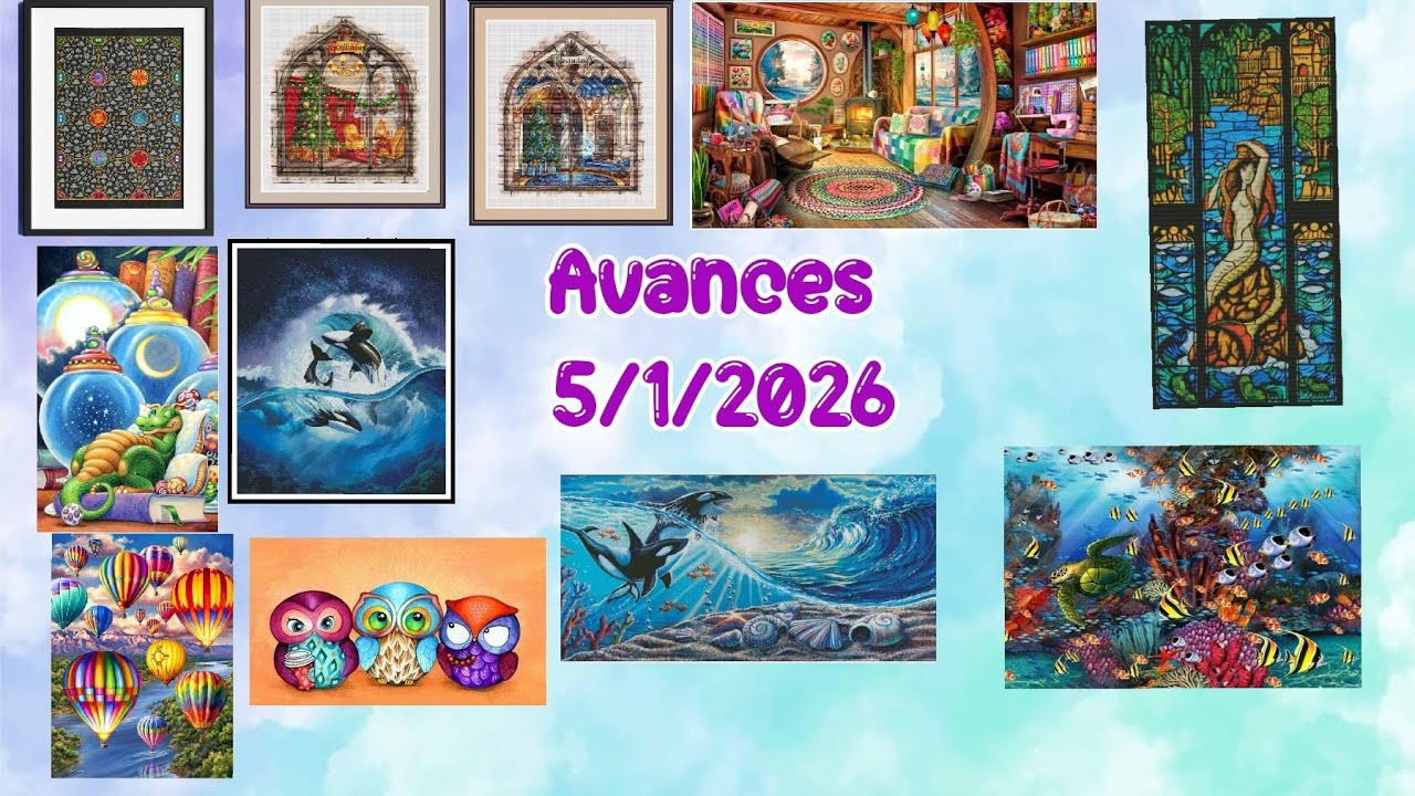 AVANCES 5/1/2026 #crossstitch #puntodecruz #heavenandearthdesigns 