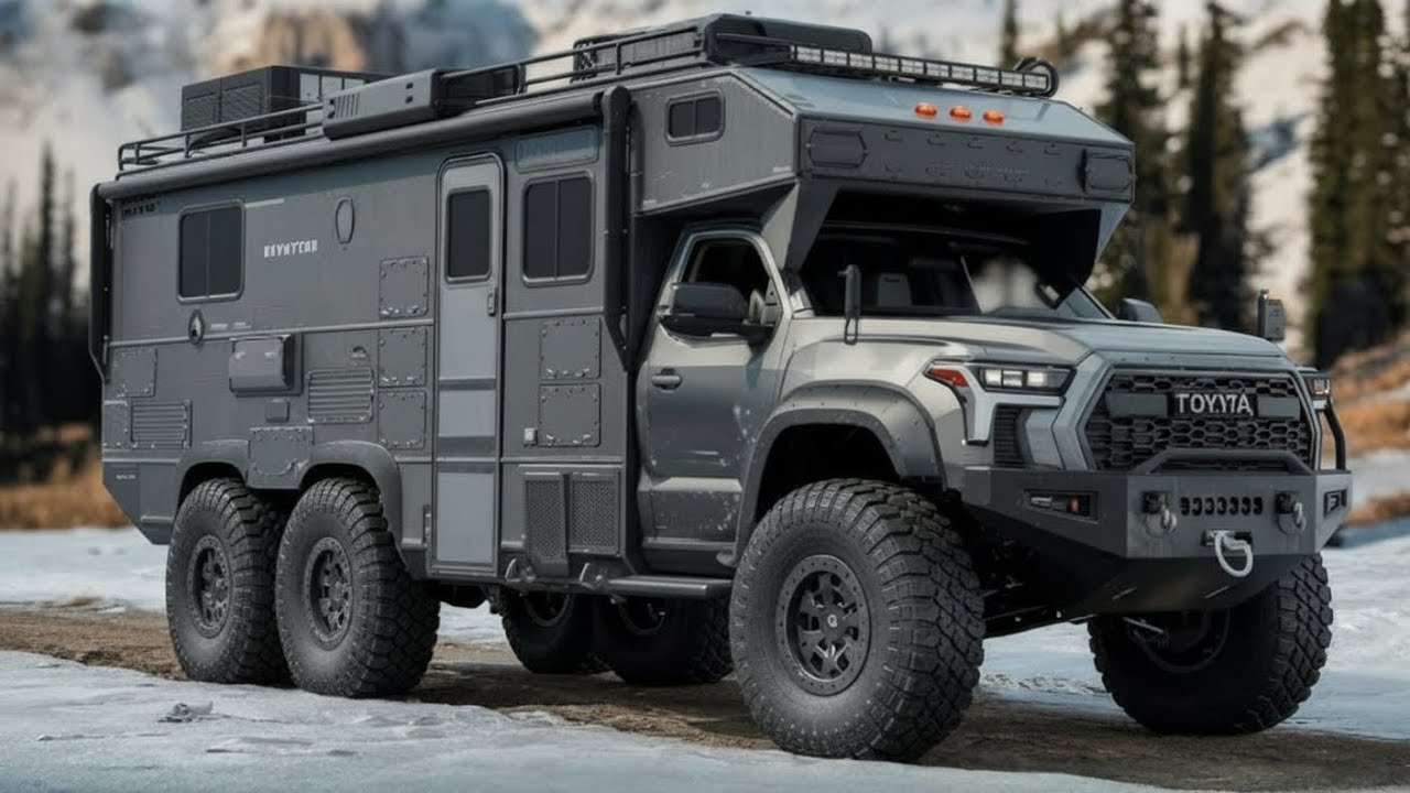 Автодом Toyota 6x6 2026 года &mdash; представлен роскошный внедорожник