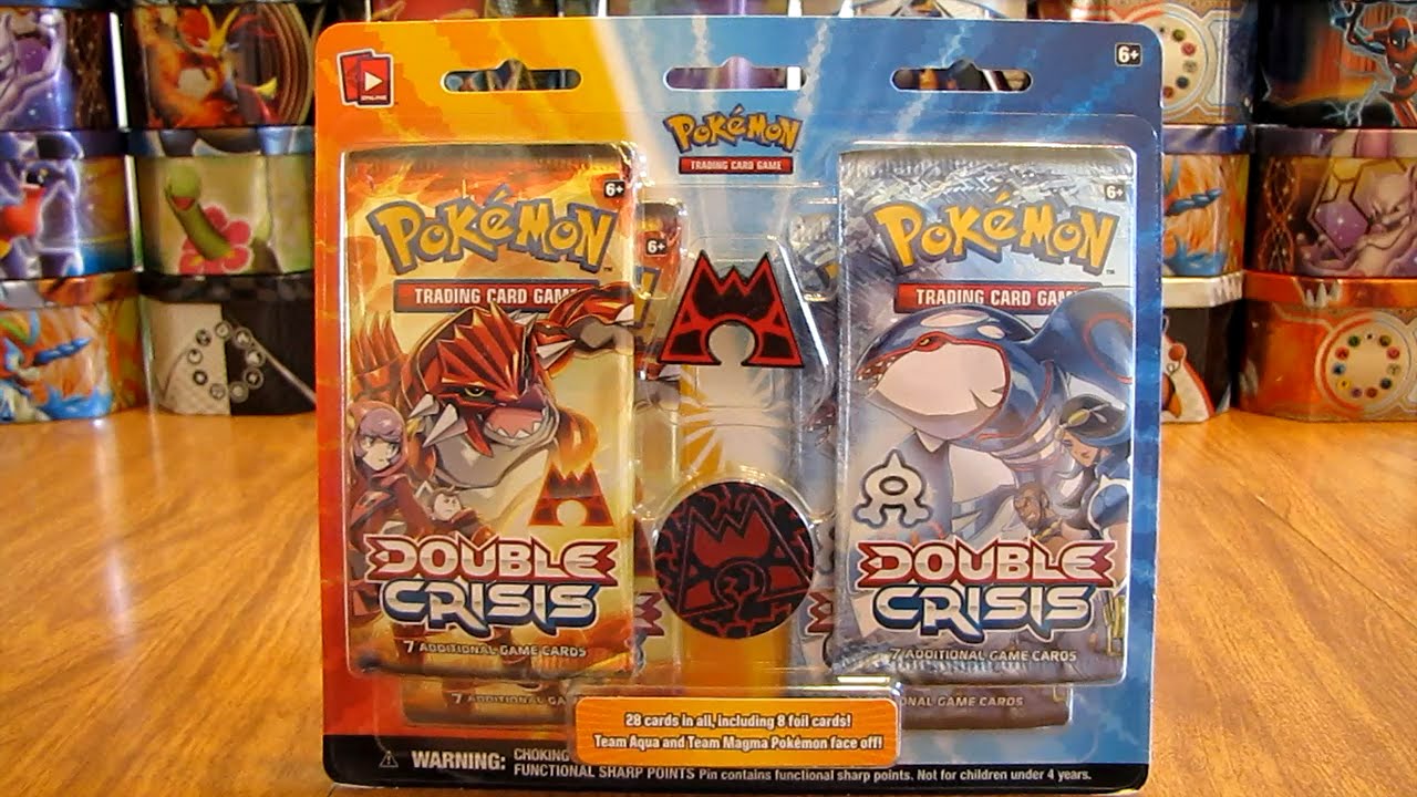 Team Magma Double Crisis Blister Pack Opening
