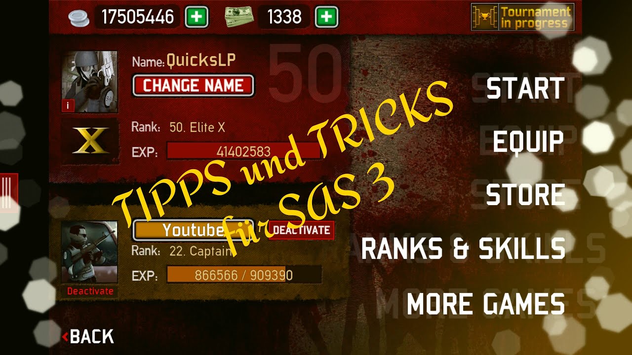 TIPPS und TRICKS für SAS 3 #KOSTENLOS Schnell BUCKS und CASH