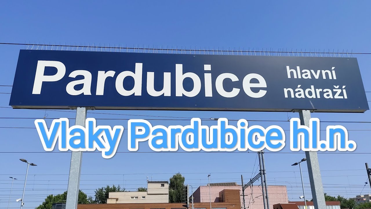 Vlaky Pardubice hl.n. a Pardubice centrum 14.8.2025