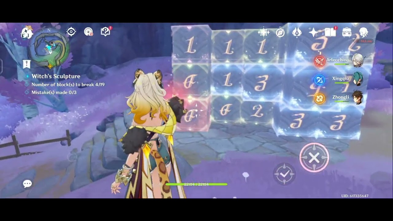 WITCH'S SCULPTURE GUIDE AFTER QUEST. 