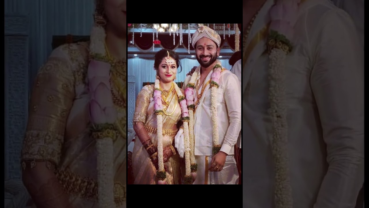 Trinayani Serial Hero Chandu Gowda with wife and daughter | Trendy Talky Talks #shots
