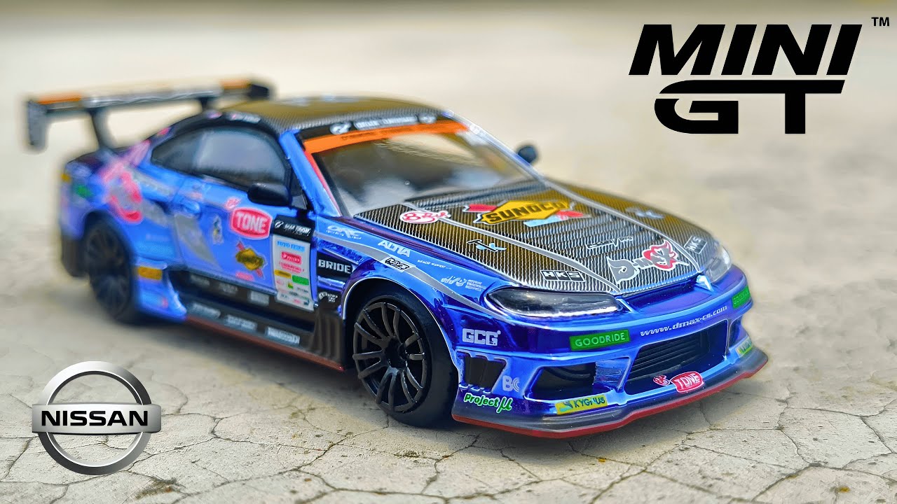 🇯🇵 Japan Exclusive Chrome Blue Mini GT Nissan Silvia S15 D MAX Unboxing & Review