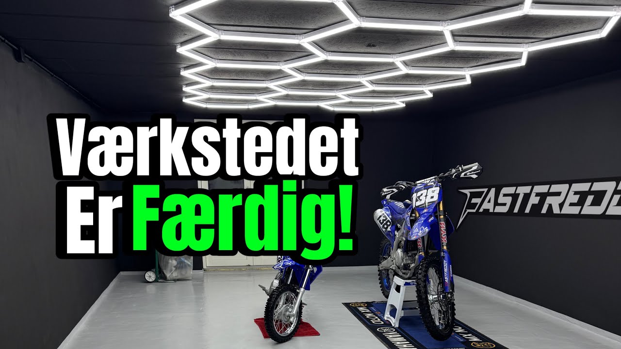 Mit Nye Motocross V&aelig;rksted er F&aelig;rdigt! 🤯🔥