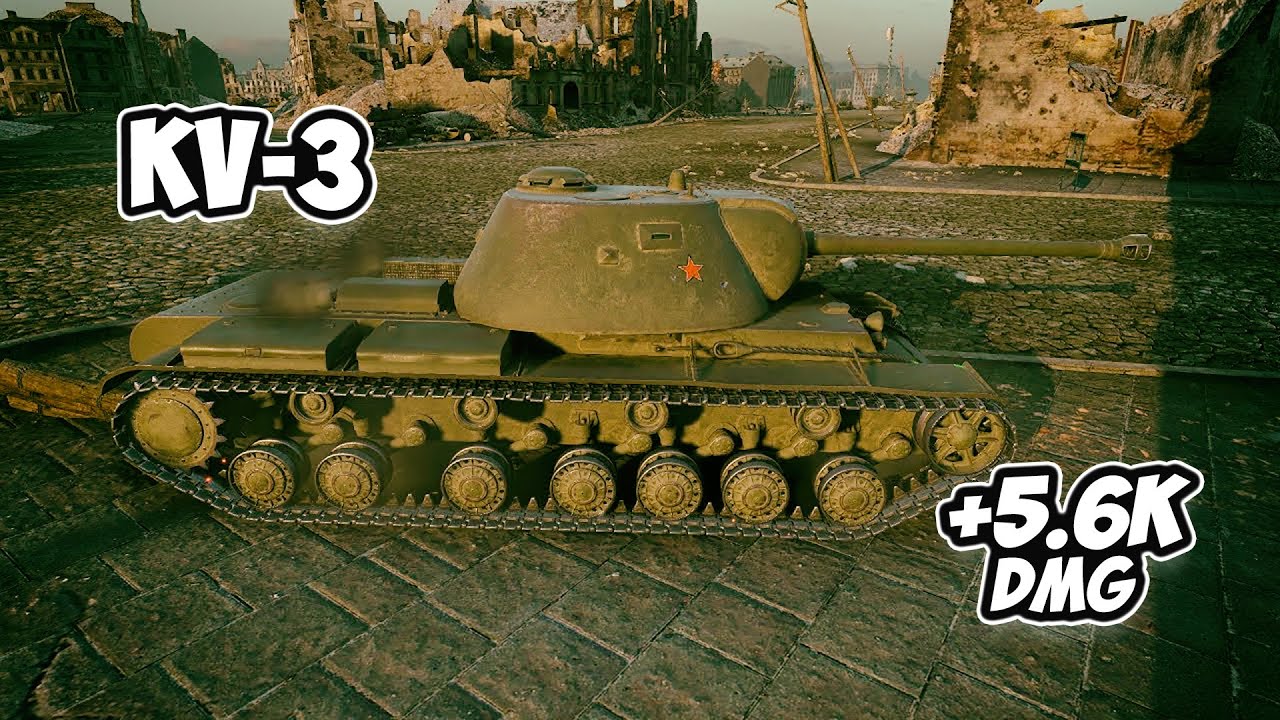КВ-3 - 8 Фрагов 5.6К Урона - Памятный бой! - World Of Tanks