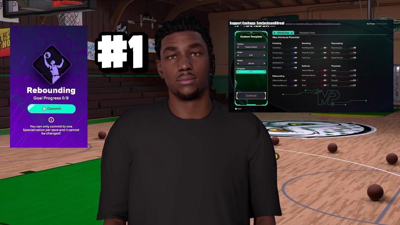 NBA 2K26 MyCAREER Power Forward Build 🔥 Best PF Build Part 1