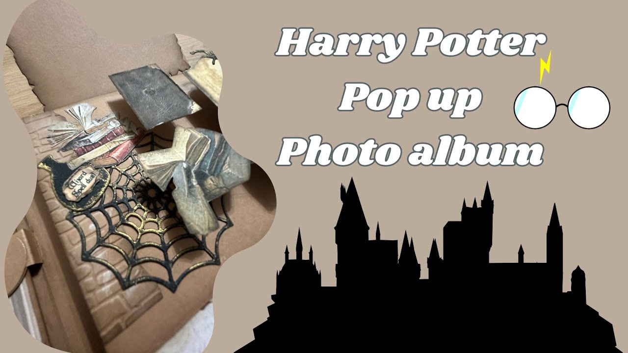 🪄✨ Pop up album #popupphotoalbum Harry Potter 🪄✨