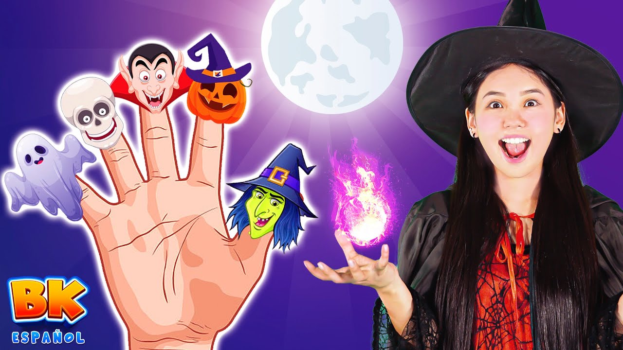 Familia De Dedos De Halloween | Canciones Para Ni&ntilde;os | BisKids Espa&ntilde;ol