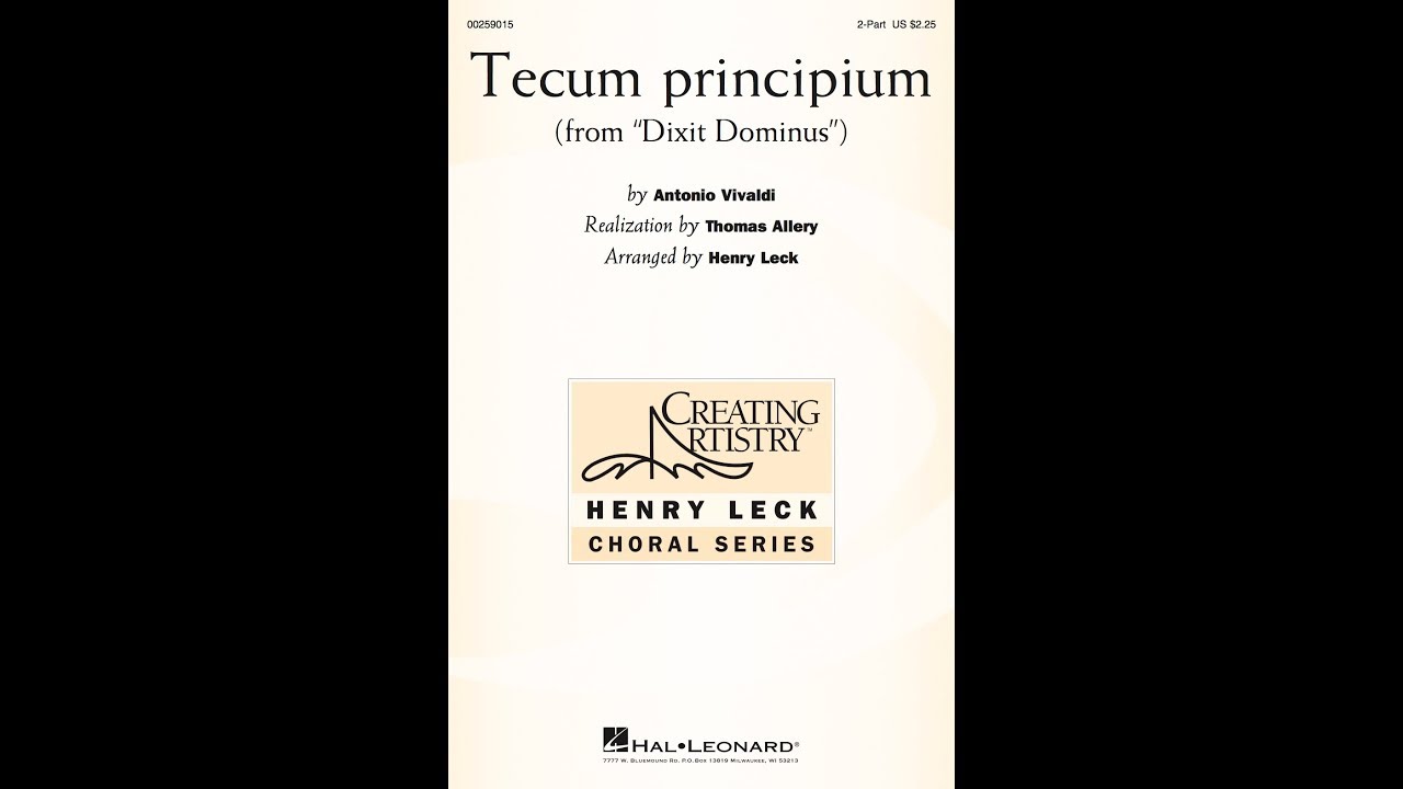 Tecum principium (from 