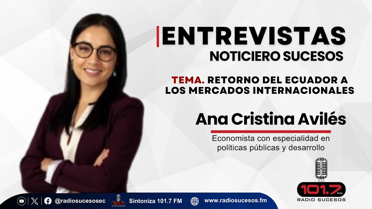 Entrevista Ana Cristina Avilés, Economista con especialidad en políticas públicas y desarrollo