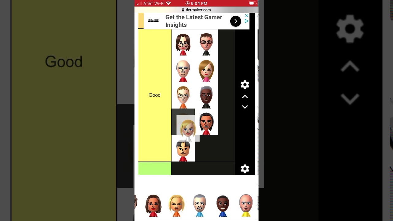 Ranking All Wii Sports Club/Wii Party U Cpu Miis