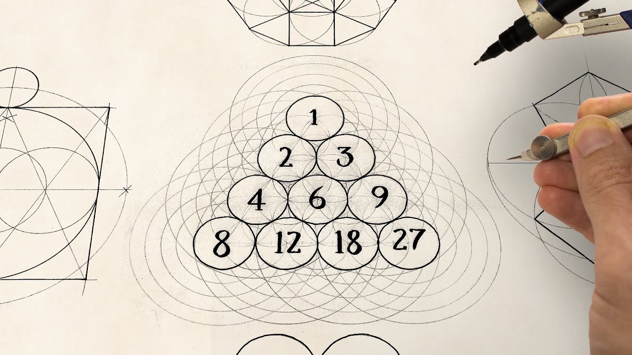 Drawing the secret diagrams of the Quadrivium (Follow along)