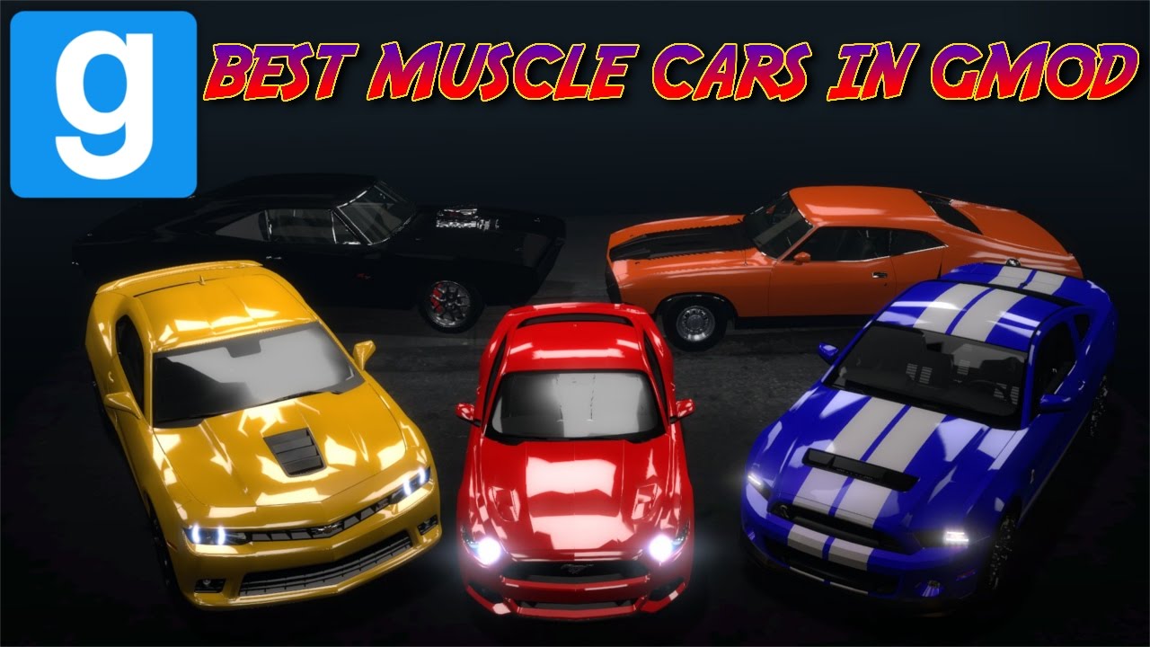 GMOD Top 5 - Best Muscle Cars!