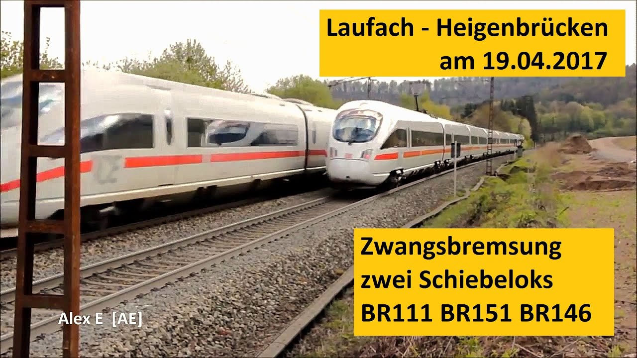Schiebeloks an der alten Spessartrampe Laufach - Heigenbr&uuml;cken am 19.04.2017 - AE #57