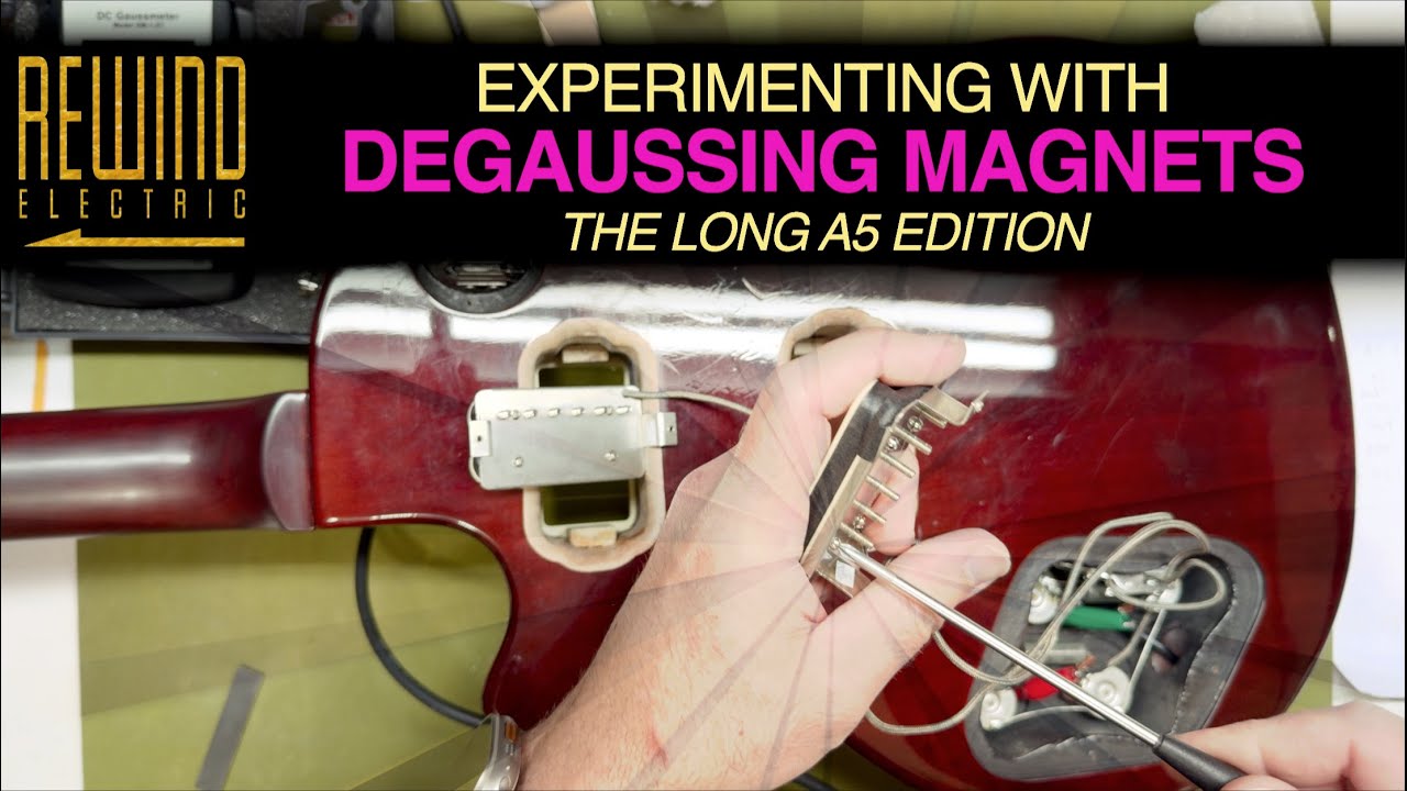 Degaussing Long AlNiCo V Magnet PAFs