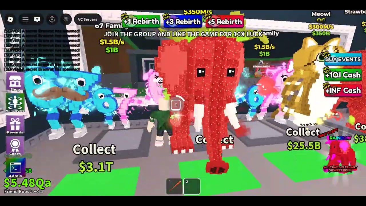 playing in admin only severs