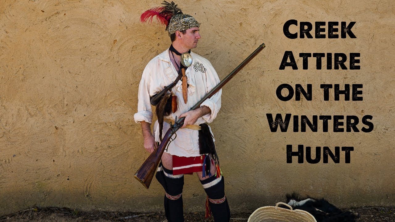 Muskogee Creek Attire on the Winters Hunt
