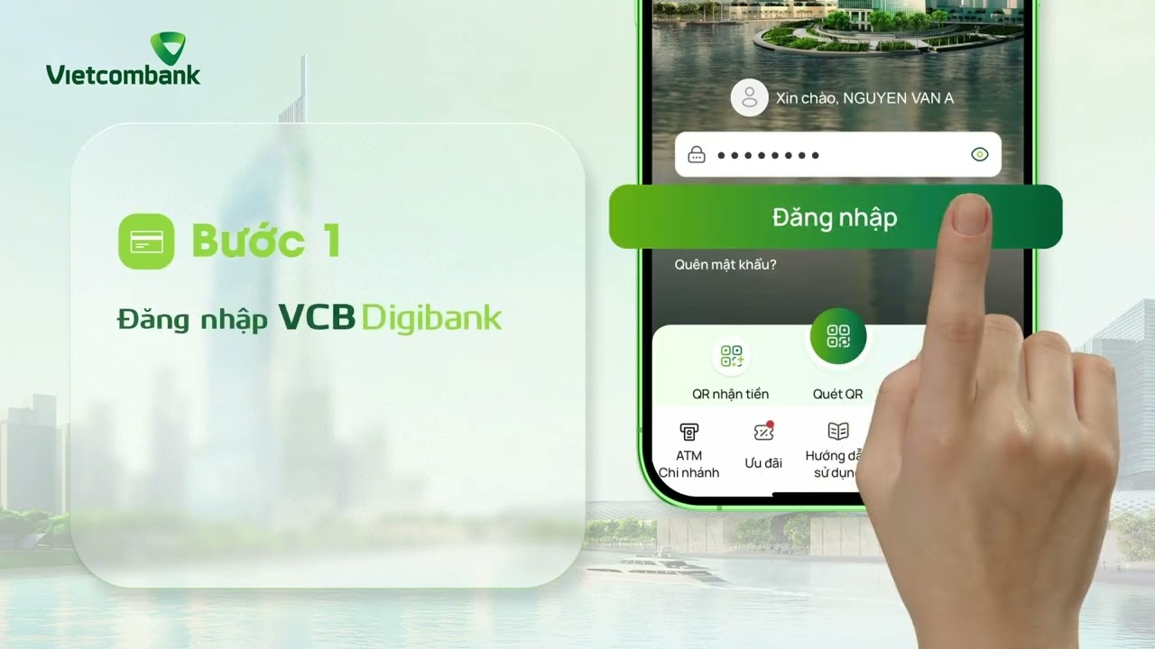 HƯỚNG DẪN PH&Aacute;T H&Agrave;NH THẺ TRỰC TUYẾN TR&Ecirc;N VCB DIGIBANK