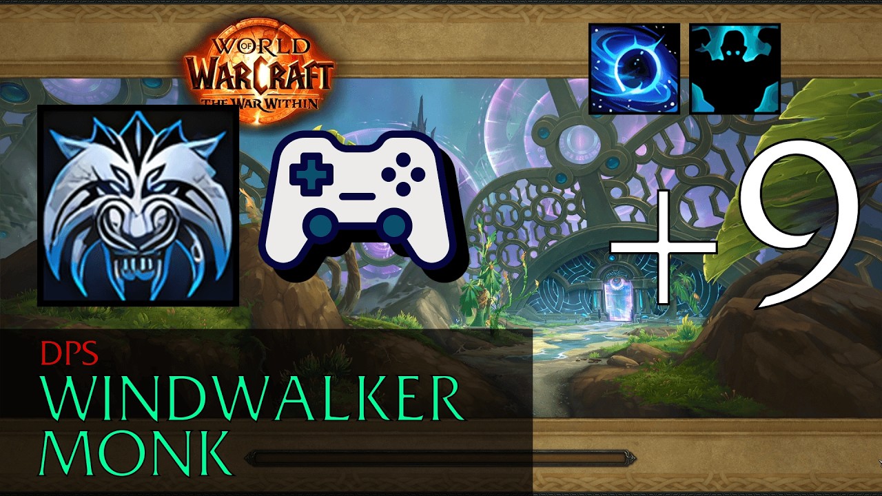 Eco-Dome Al'dani (M+9) - XBOX CONTROLLER GAMEPLAY - Windwalker Monk POV