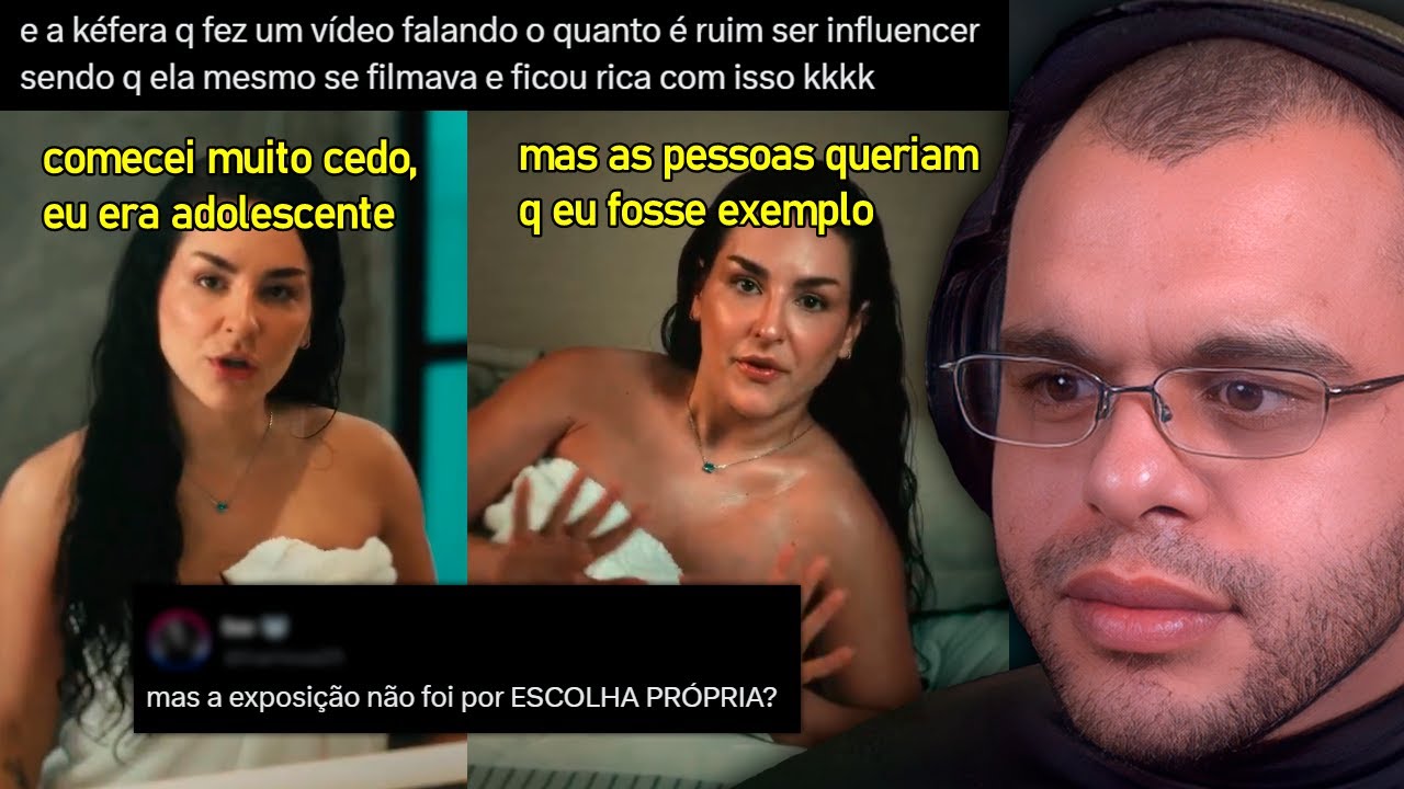 KÉFERA É ZOADA NO X APÓS VÍDEO CONCEITUAL SOBRE CRESCER SENDO INFLUENCER