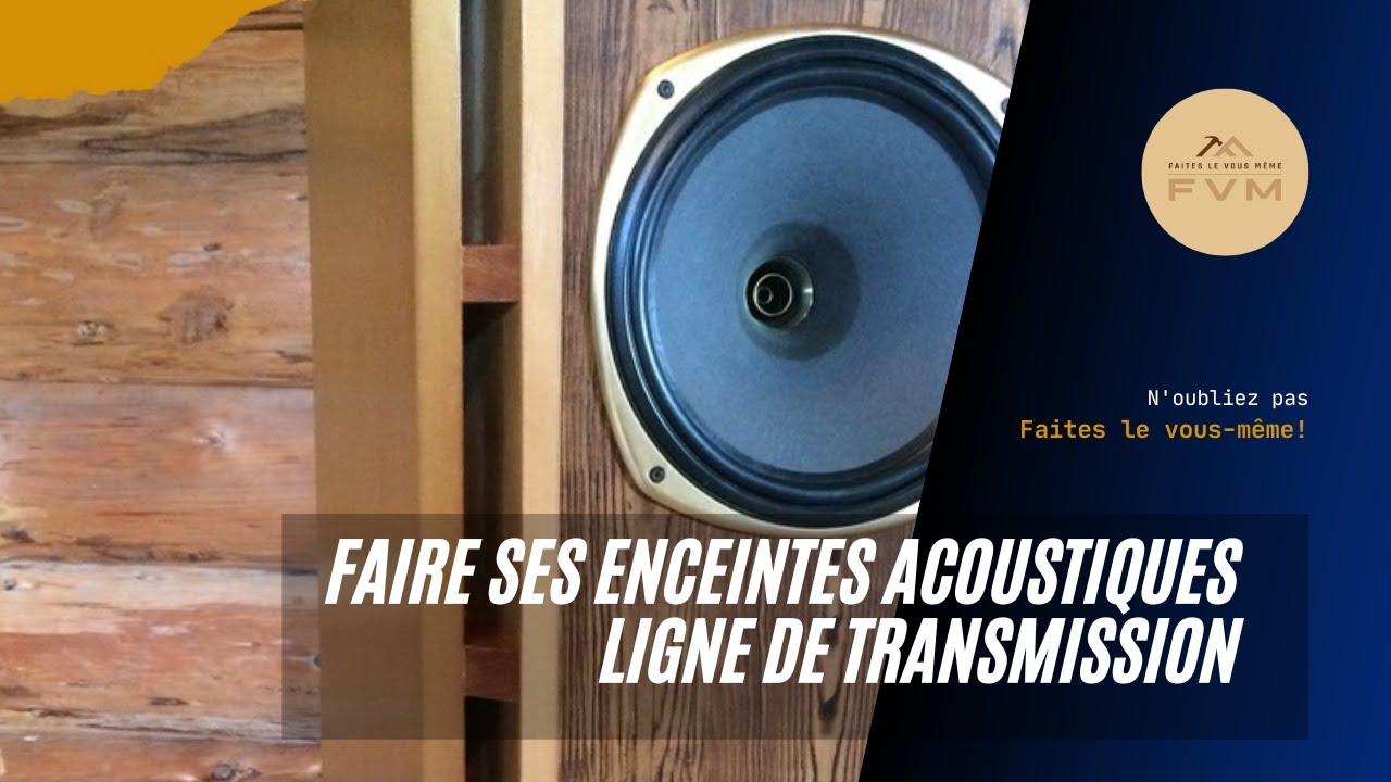 Tracer une ligne de transmission pour fabriquer ses enceintes acoustiques (HP Tannoy DC 3134 CPA 12)
