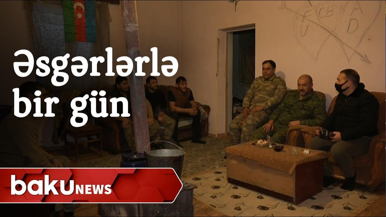 Qubadlının Xanlıq kəndində əsgərlərlə bir gün
