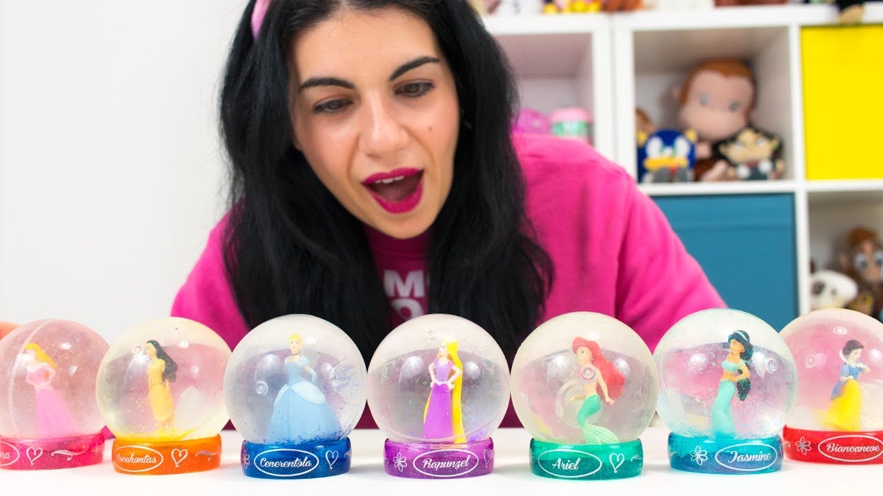 SFERE RIMBALZANTI con dentro le PRINCIPESSE DISNEY! Come SARANNO?
