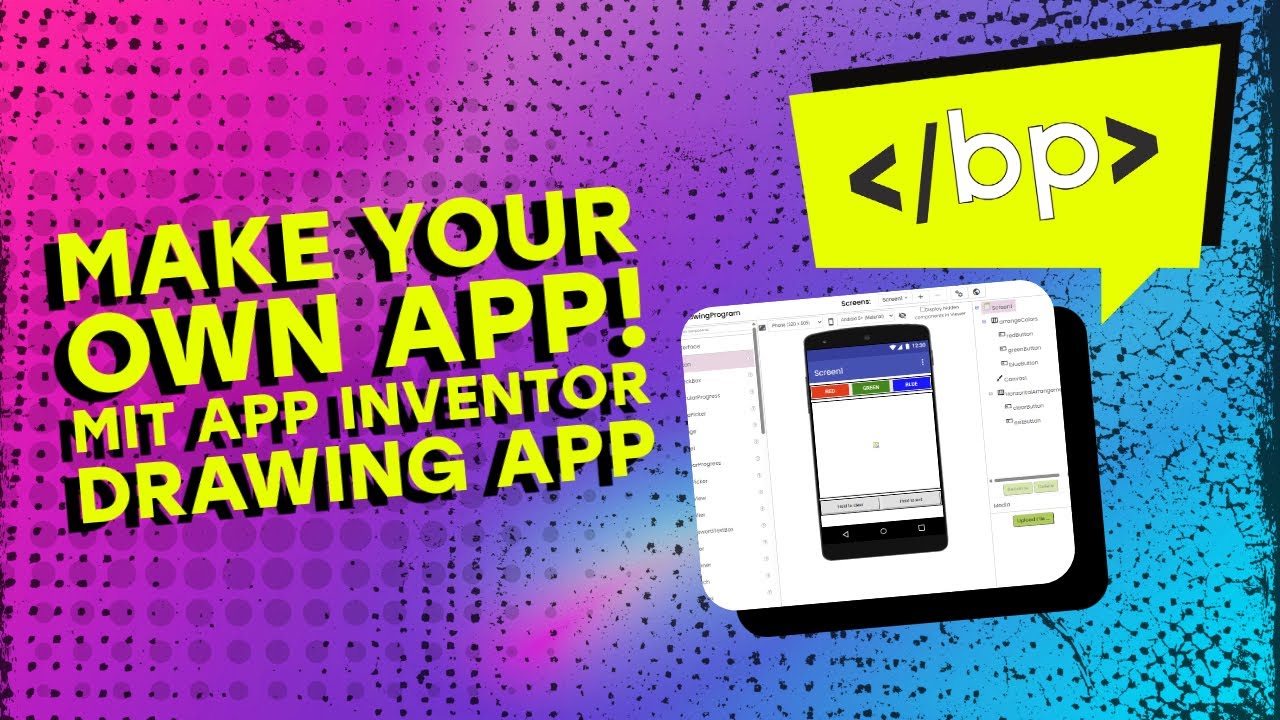 MIT App Inventor Tutorial Drawing App