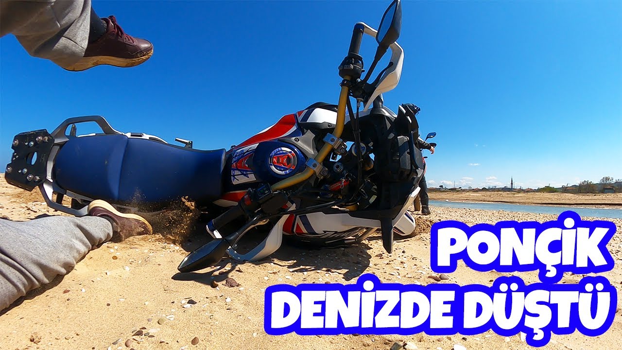 Africa Twin DCT ile Denize Girdik (Sertaç Abi)
