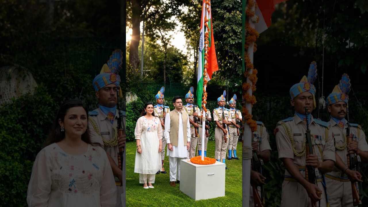Happy 80th Independence Day. Jai Hind! | Raghav Chadha & Parineeti Chopra