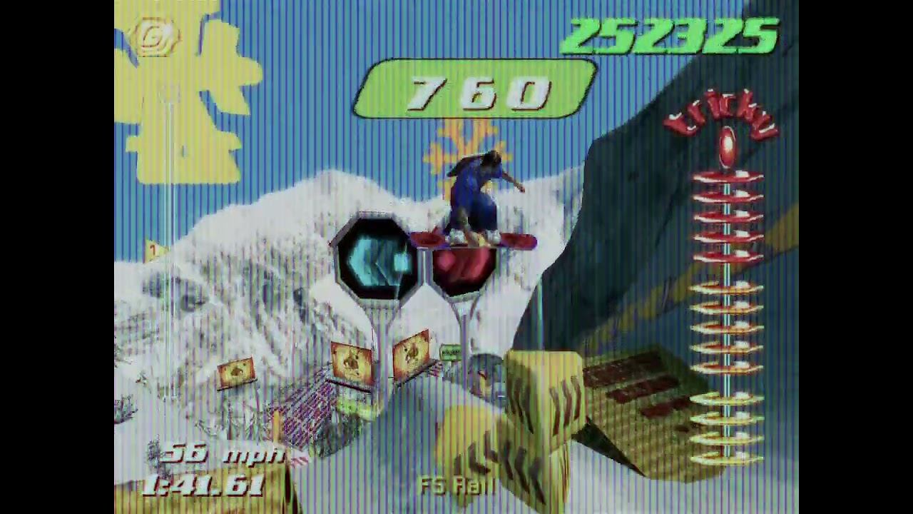 VHS EDIT - Garibaldi - Experimental Gameplay (SSX Tricky)