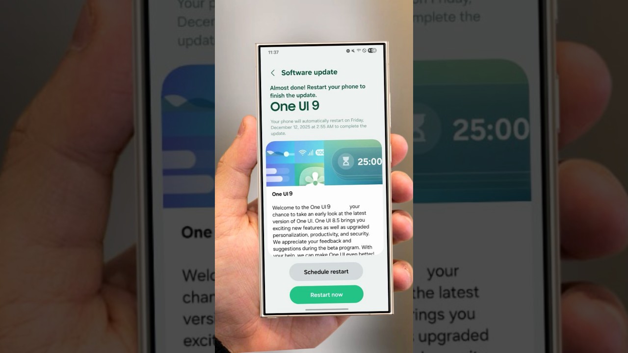Первый взгляд на Samsung One UI 9.0!